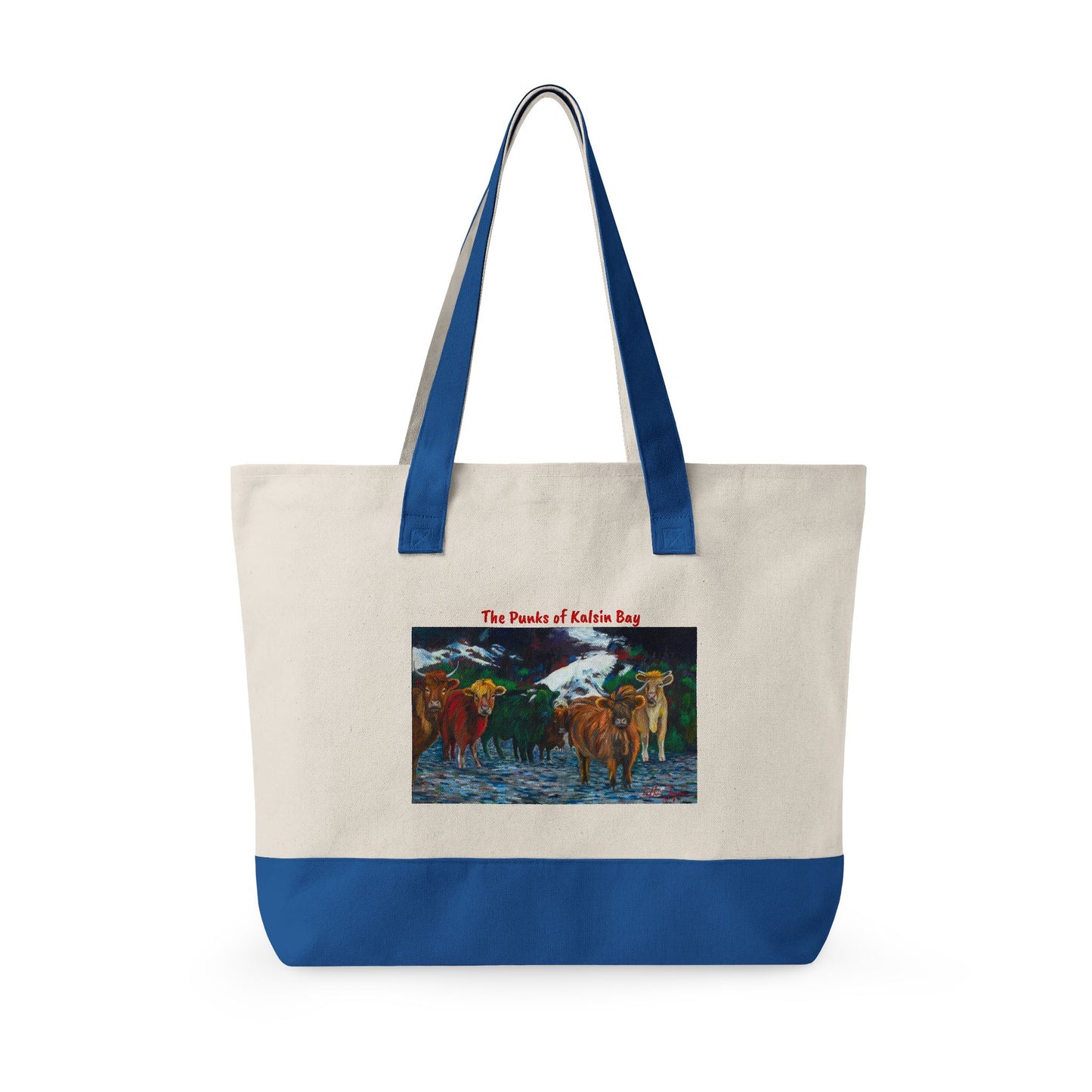The Punks of Kalsin Bay-Zippered Canvas Tote