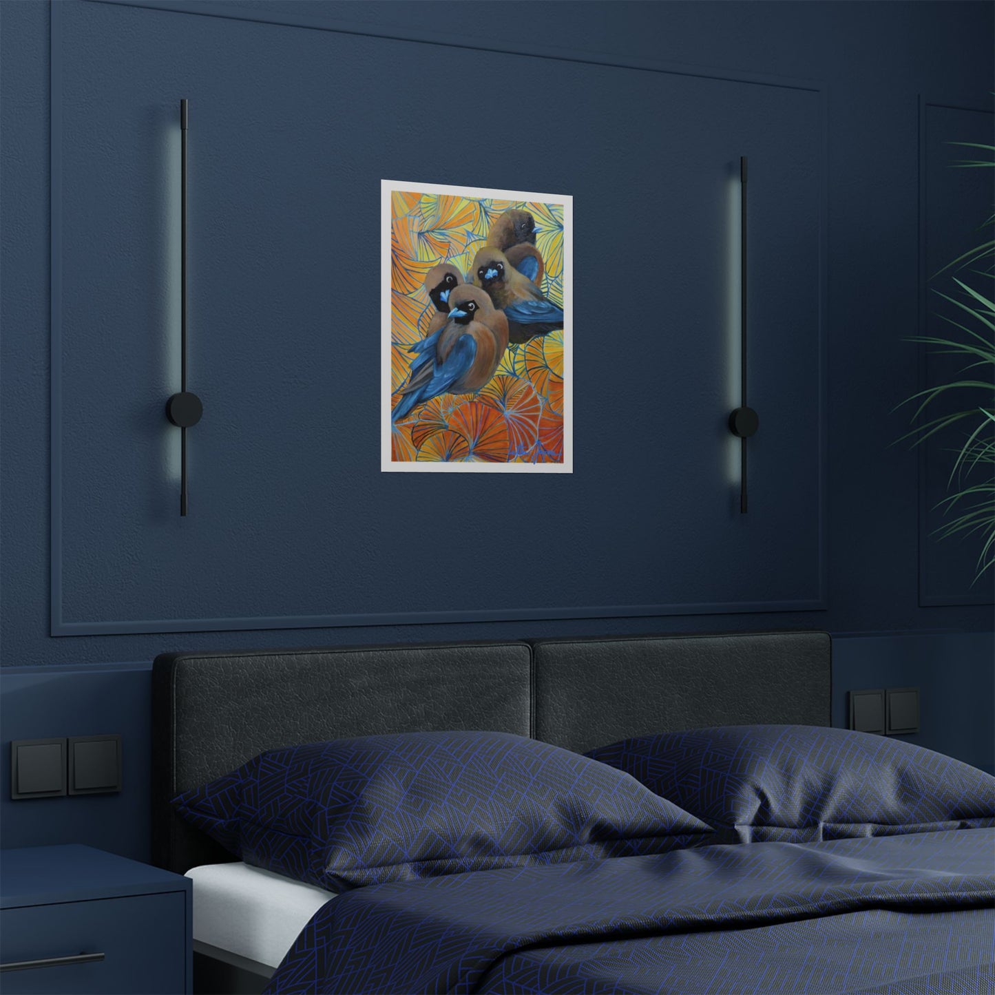 Wood Swallows Fine Art Print