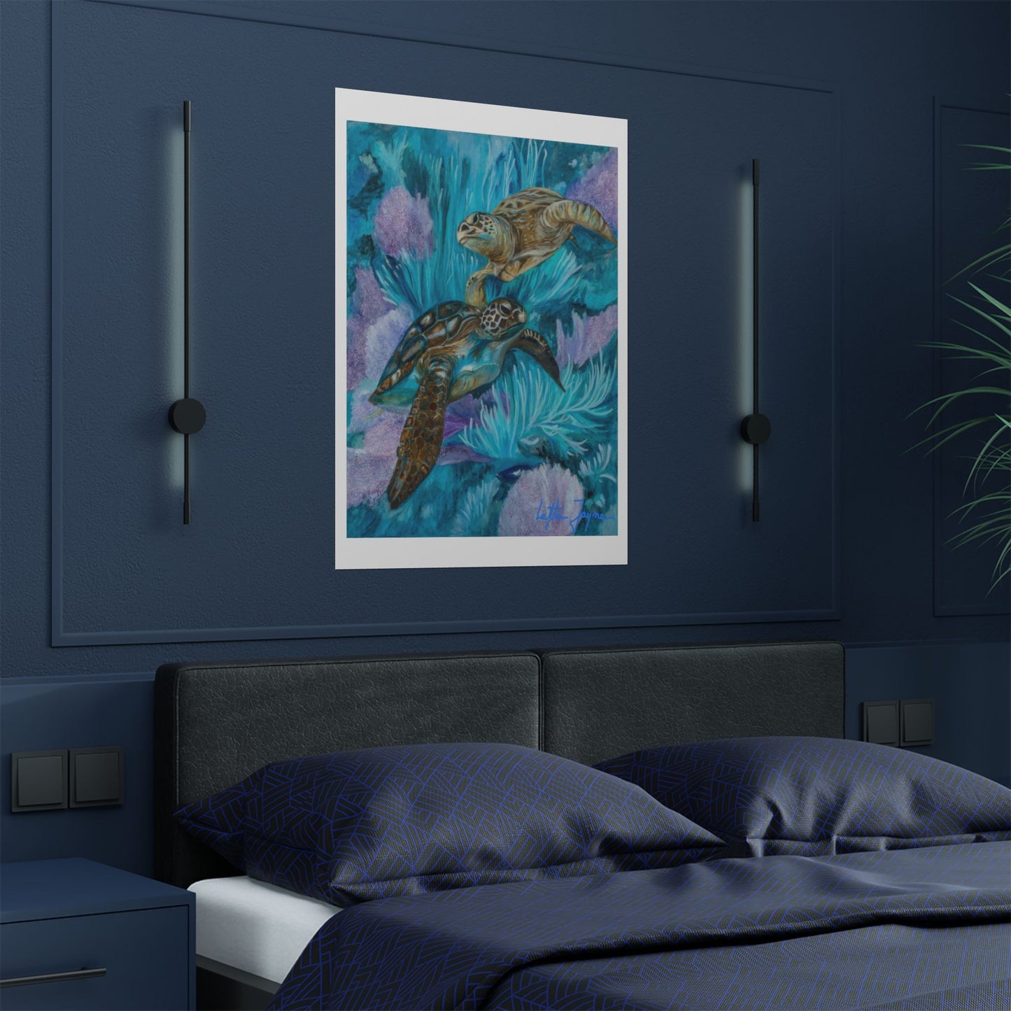 Sea Turtle Boogie Fine Art Print