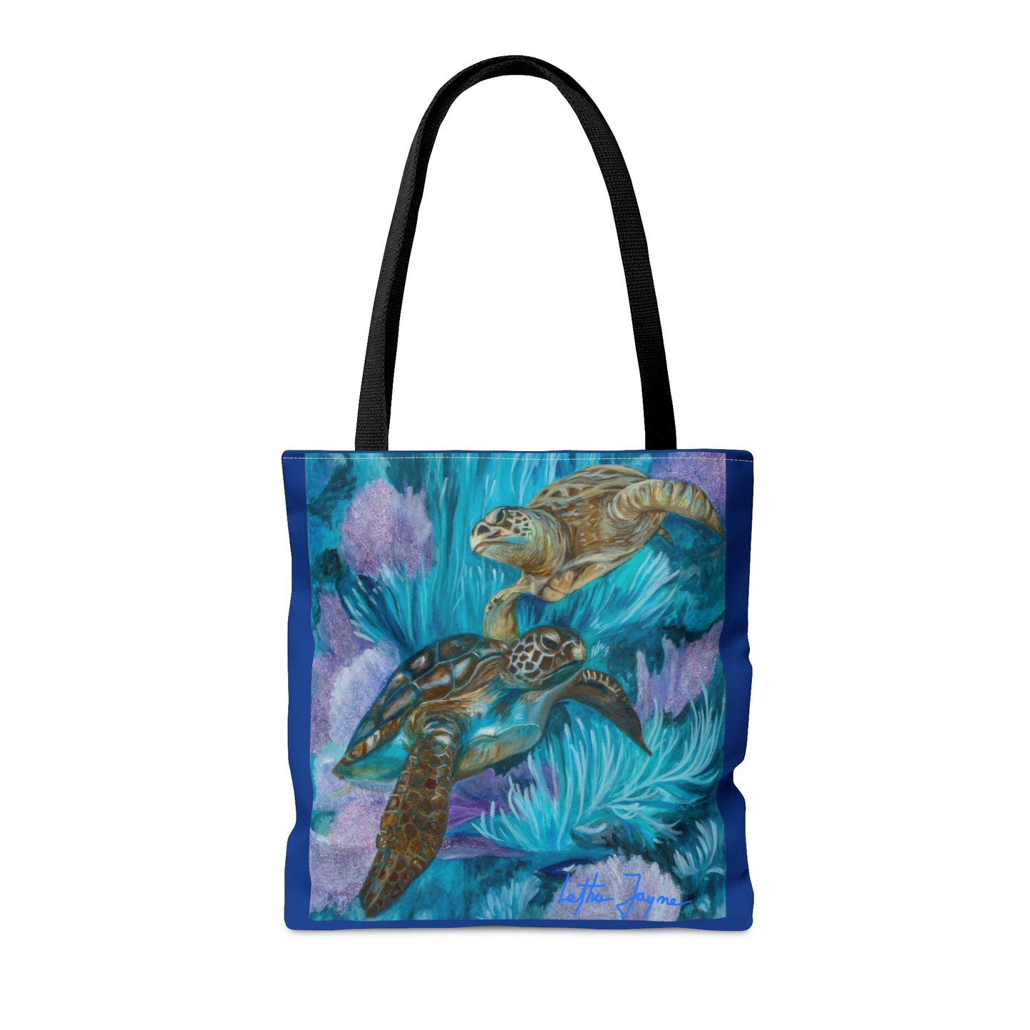 Sea Turtle Boogie Tote Bag