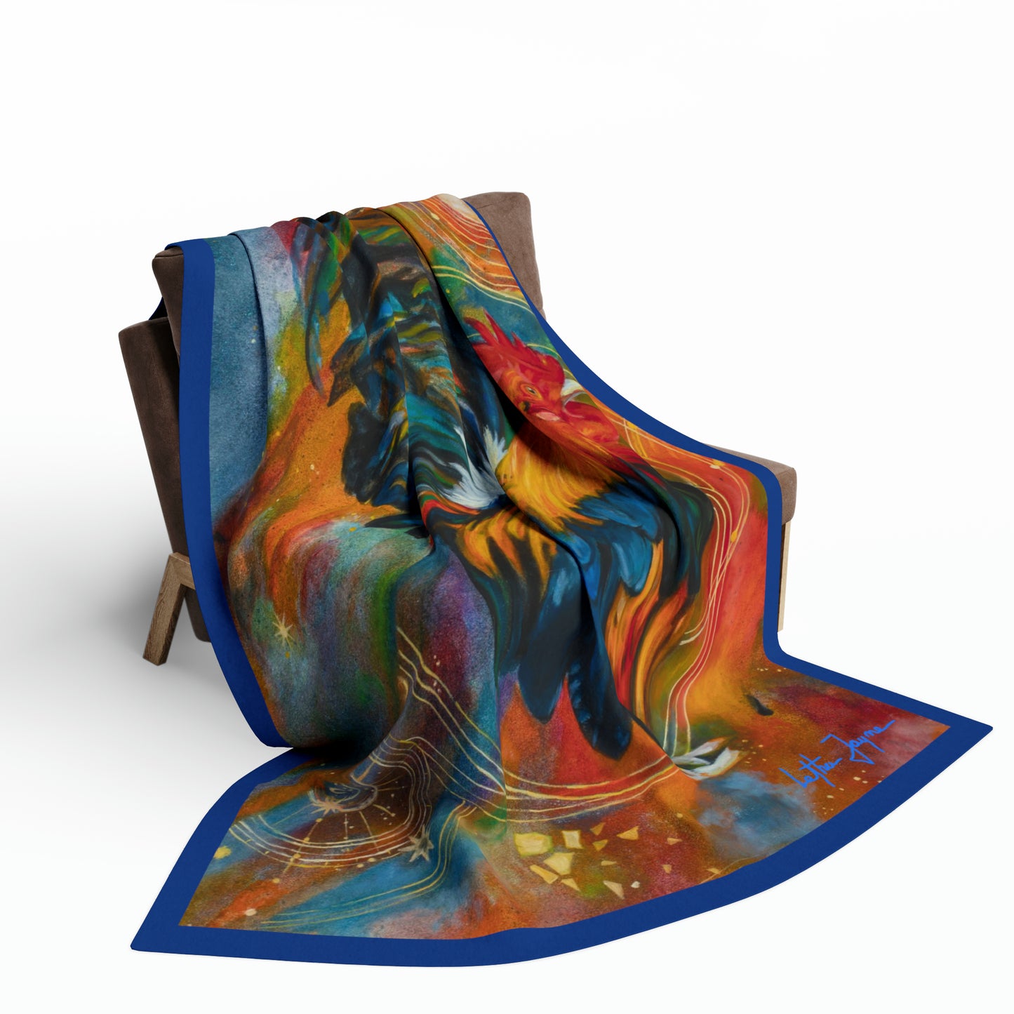 Cosmic Chicken Arctic Fleece Blanket