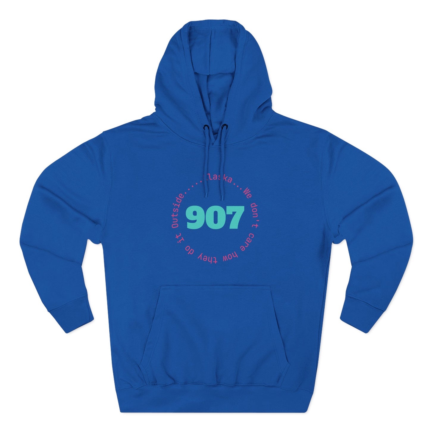907 Fleece Hoodie — Retro Graphic Pullover