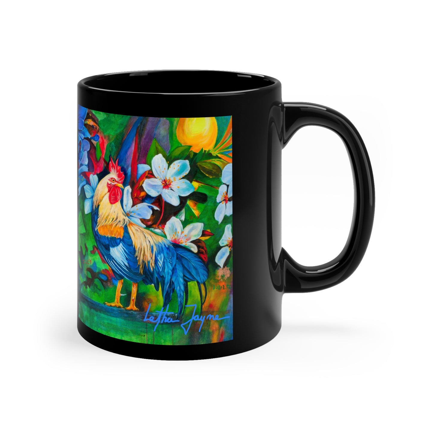 Sakura Ondori 11oz Black Mug