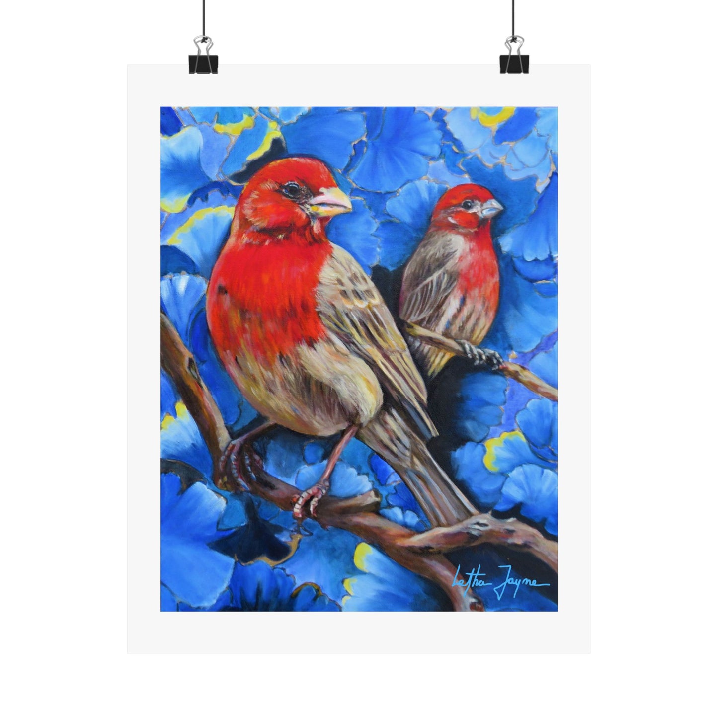 Finches Fine Art Print