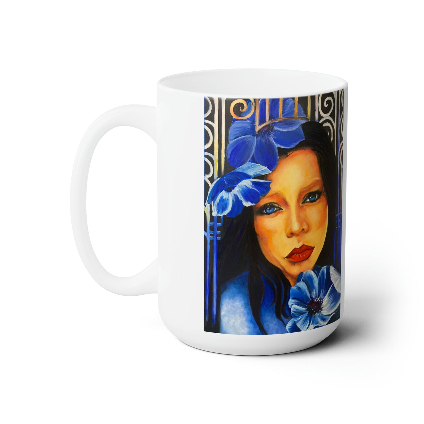 Am I Blue? Ceramic Mug 15oz