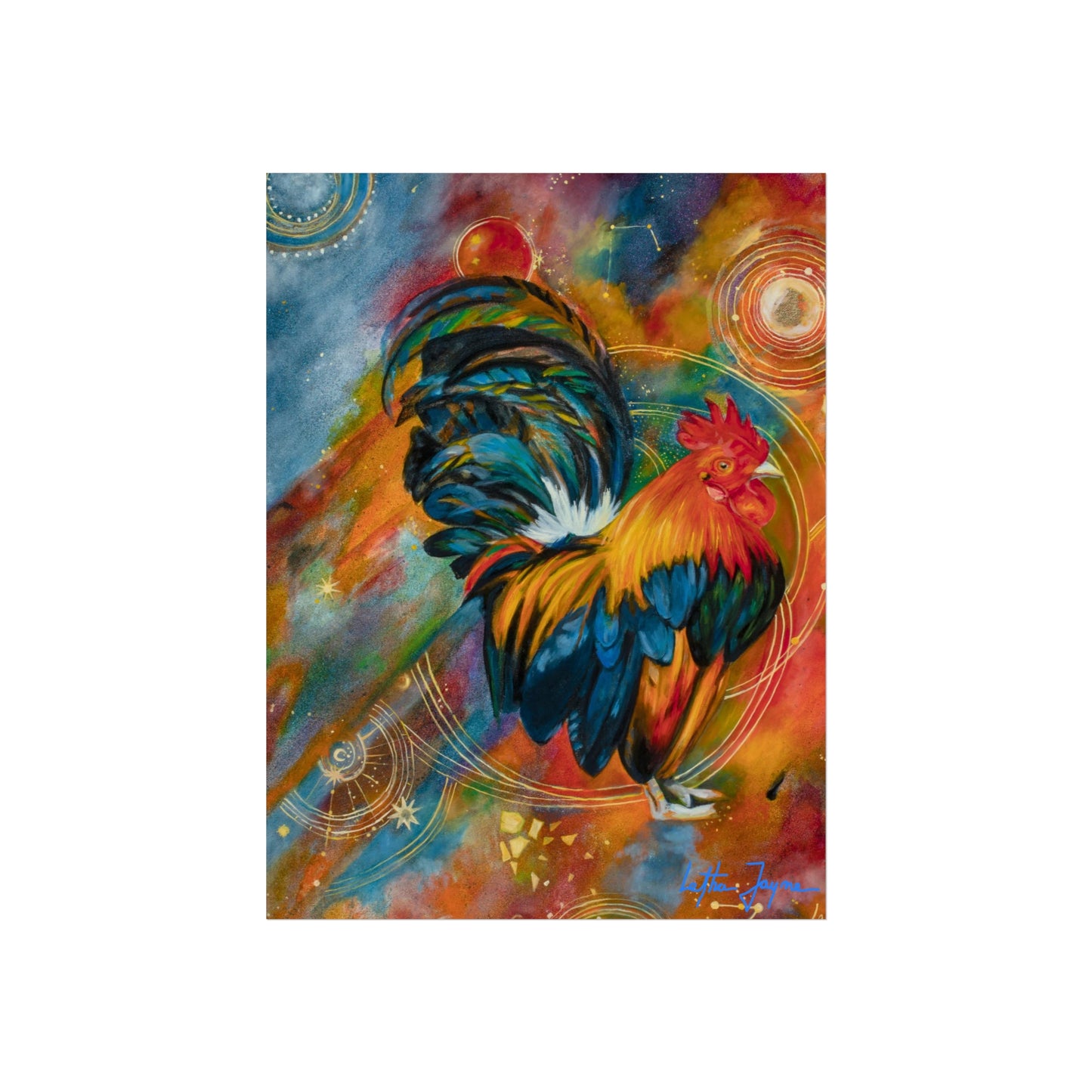 Cosmic Chicken Fine Art Print