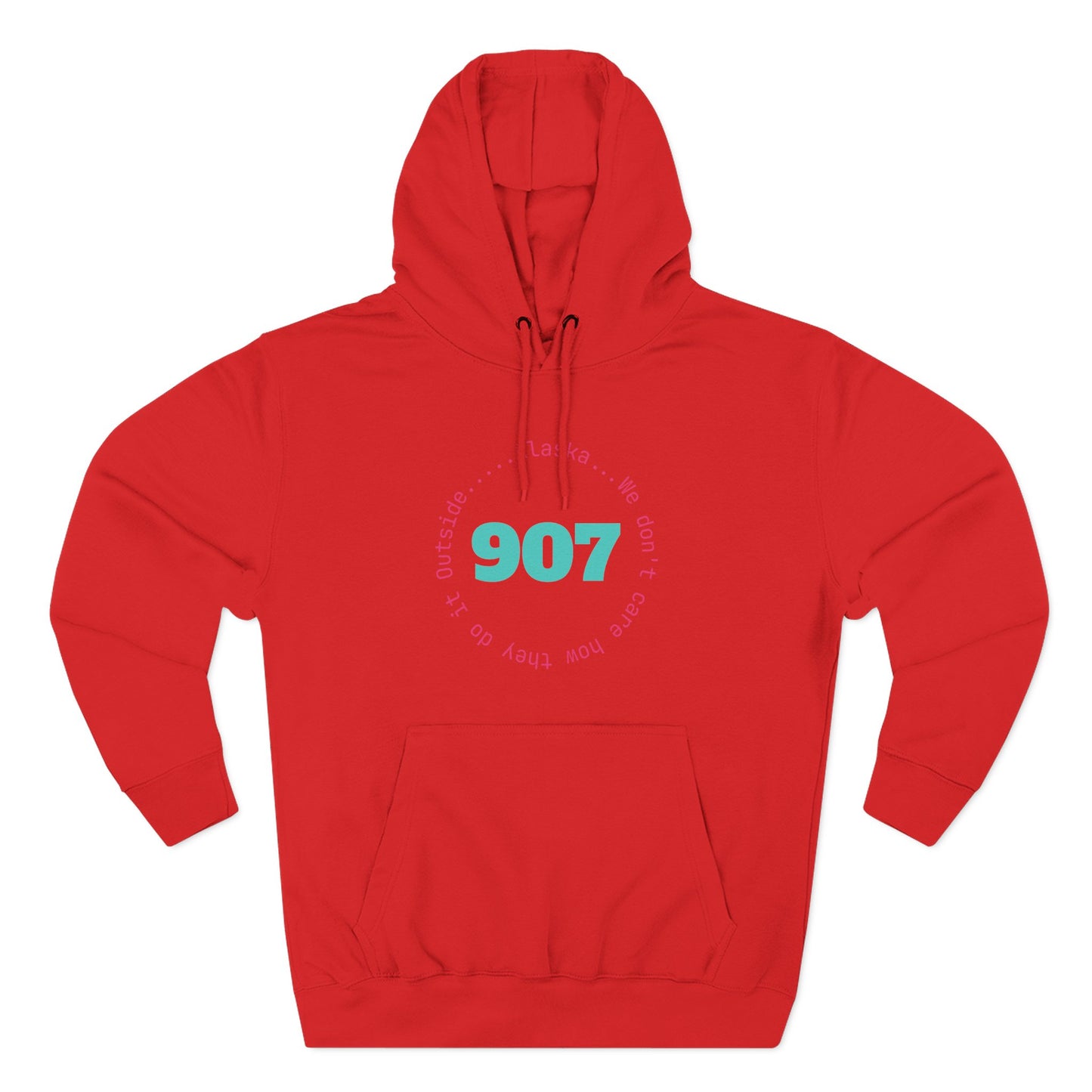 907 Fleece Hoodie — Retro Graphic Pullover