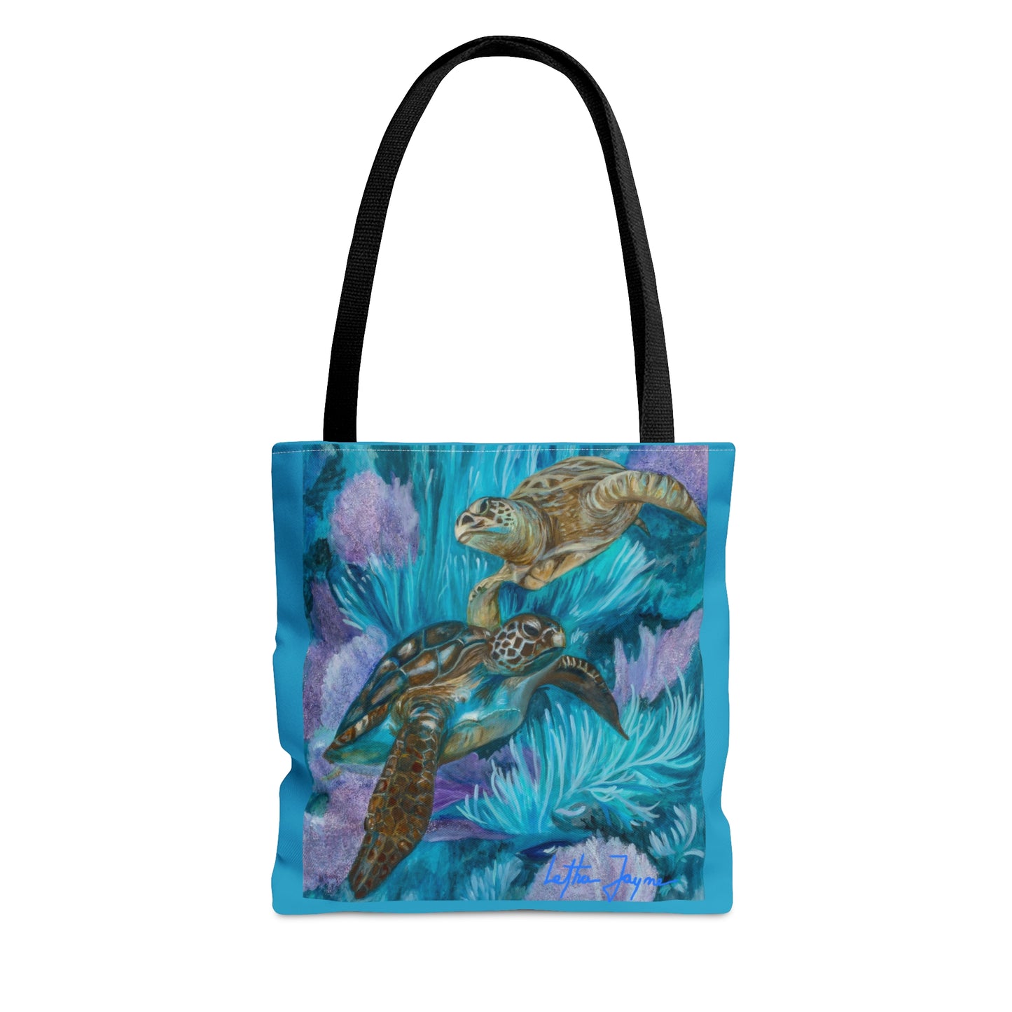 Sea Turtle Boogie Tote Bag