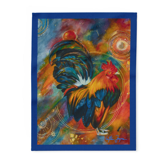 Cosmic Chicken Arctic Fleece Blanket