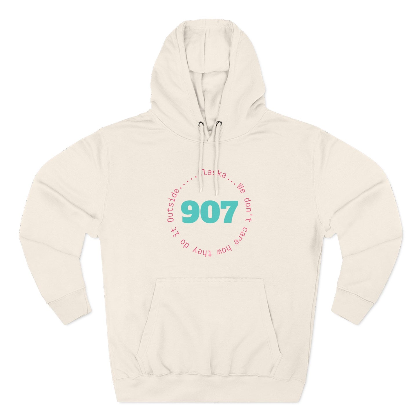 907 Fleece Hoodie — Retro Graphic Pullover