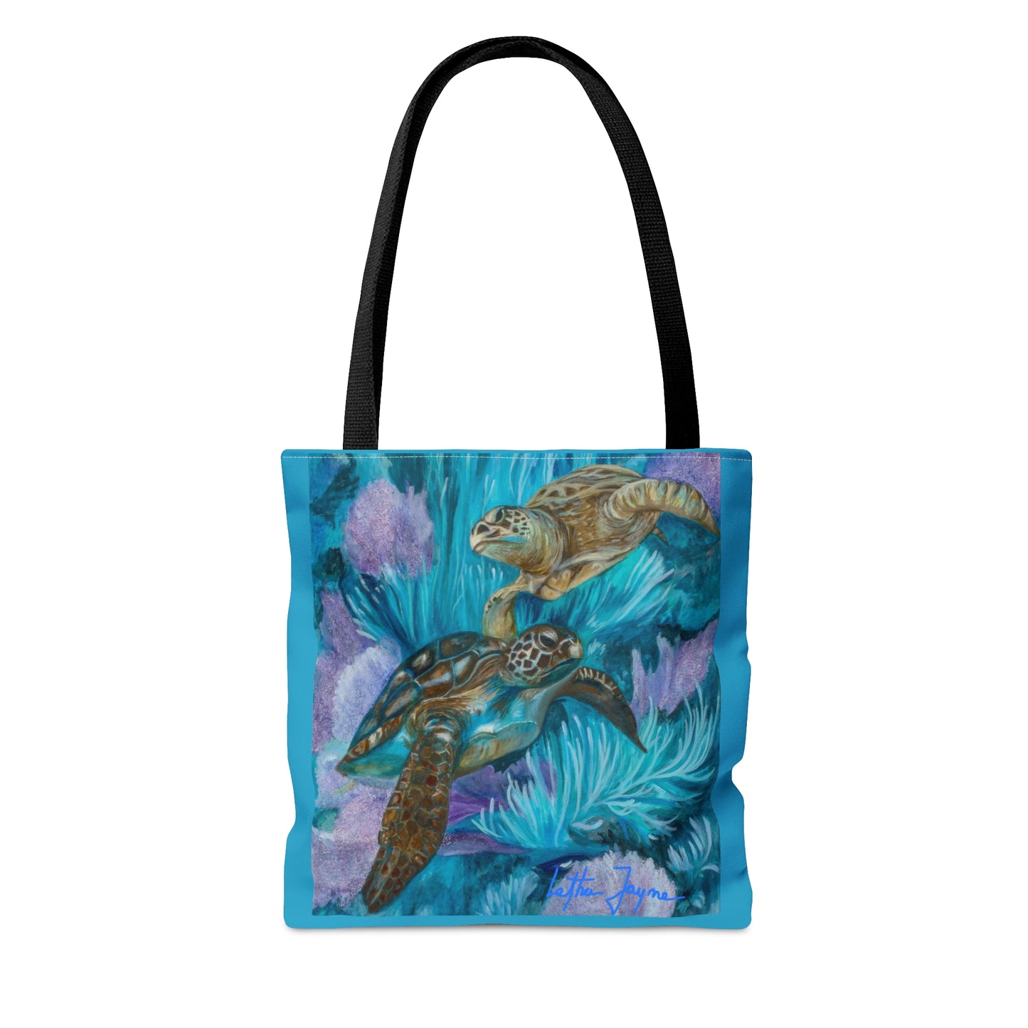 Sea Turtle Boogie Tote Bag