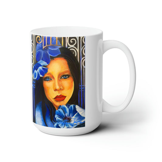 Am I Blue? Ceramic Mug 15oz