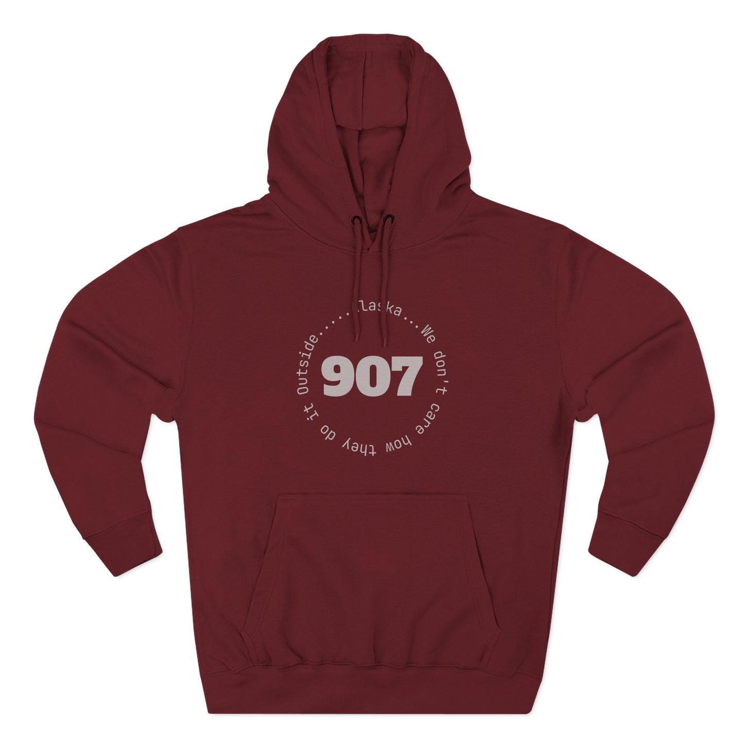 907 Fleece Hoodie — Retro Graphic Pullover