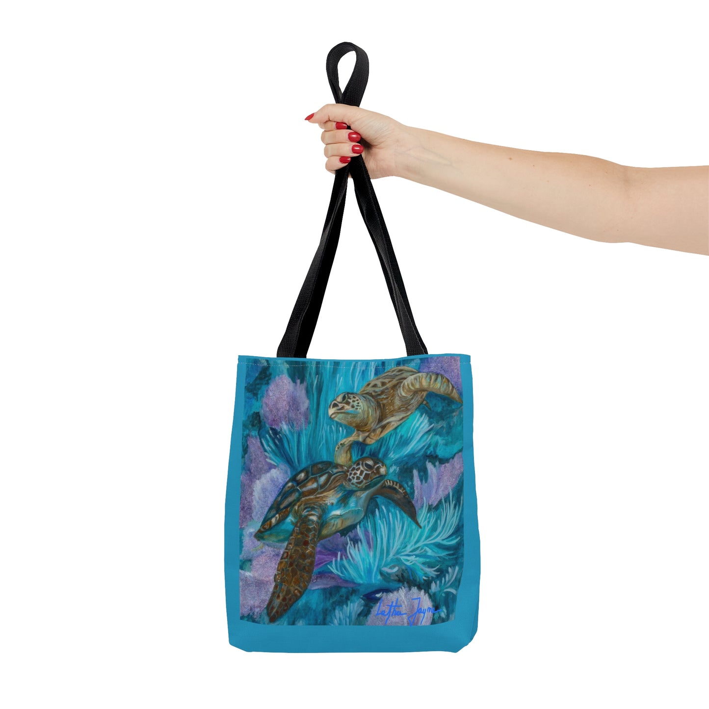 Sea Turtle Boogie Tote Bag