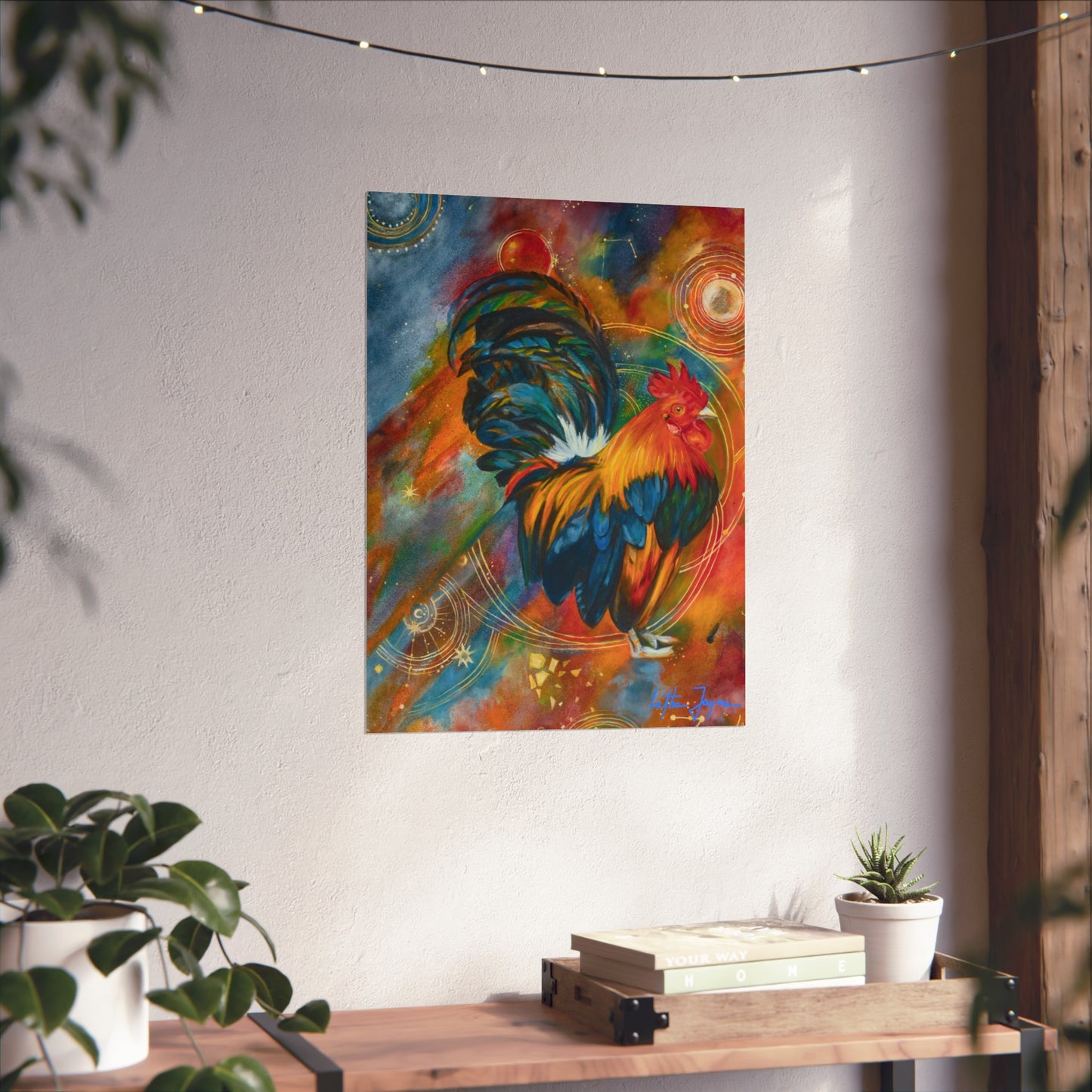 Cosmic Chicken Fine Art Print