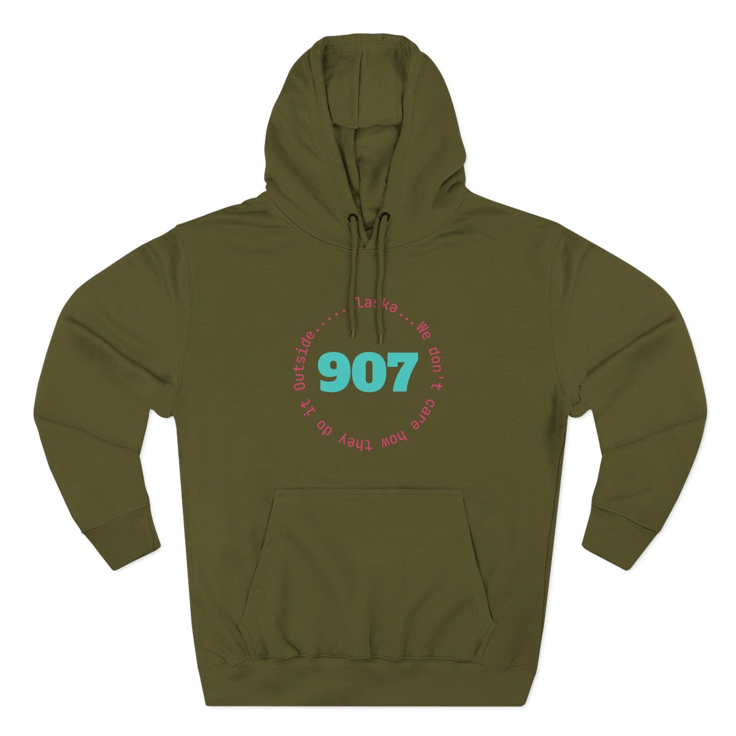 907 Fleece Hoodie — Retro Graphic Pullover
