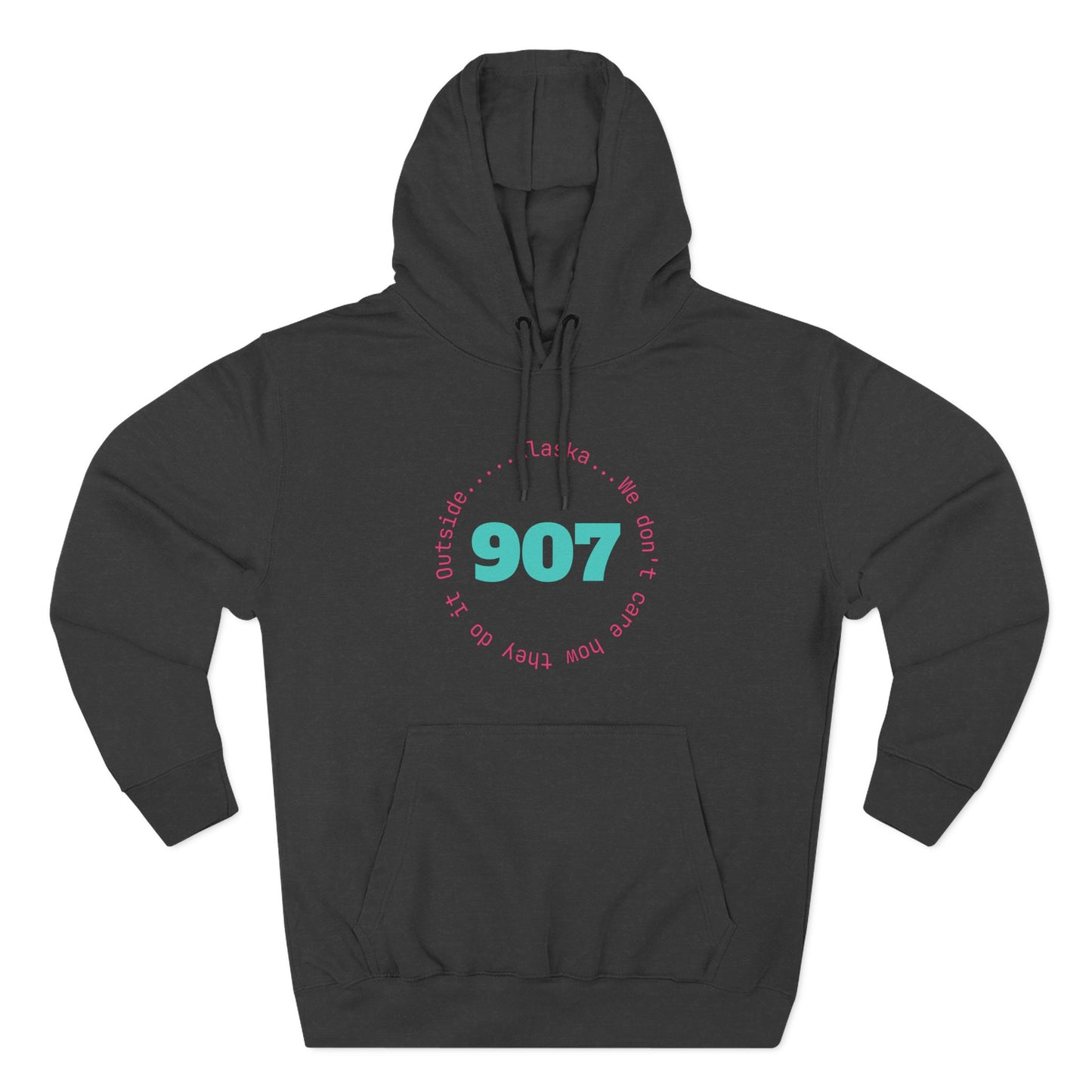 907 Fleece Hoodie — Retro Graphic Pullover