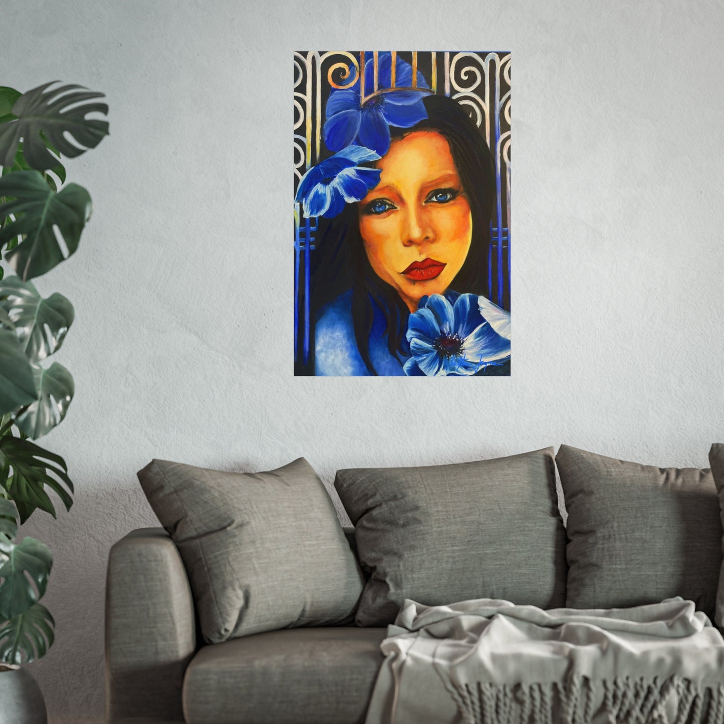 "Am I Blue?" Fine Art Print