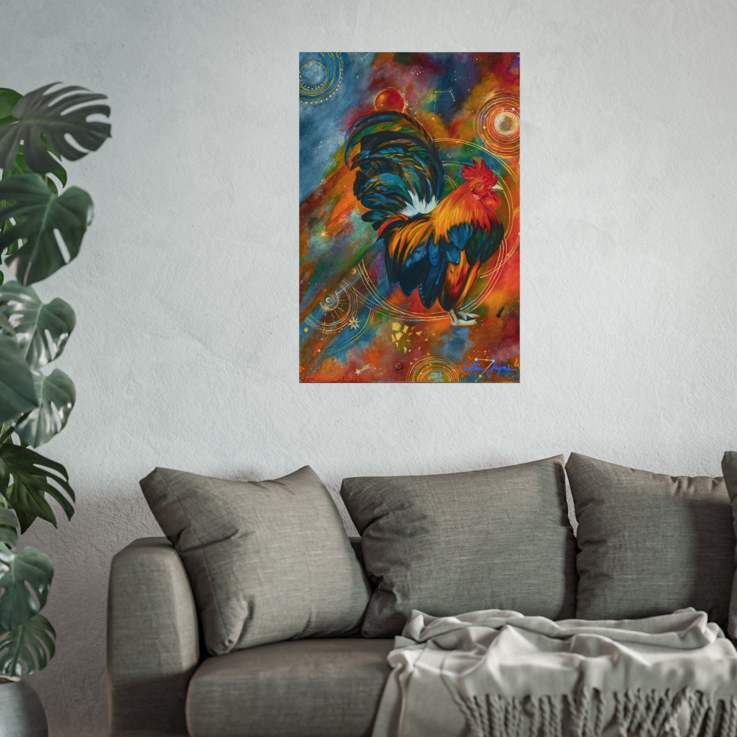 Cosmic Chicken Fine Art Print