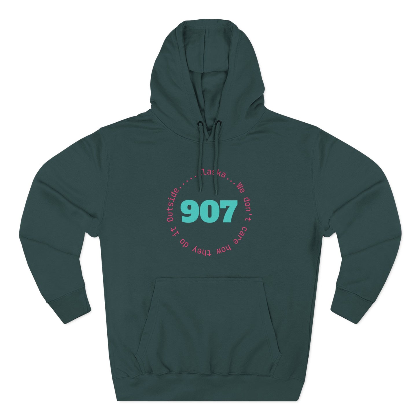907 Fleece Hoodie — Retro Graphic Pullover