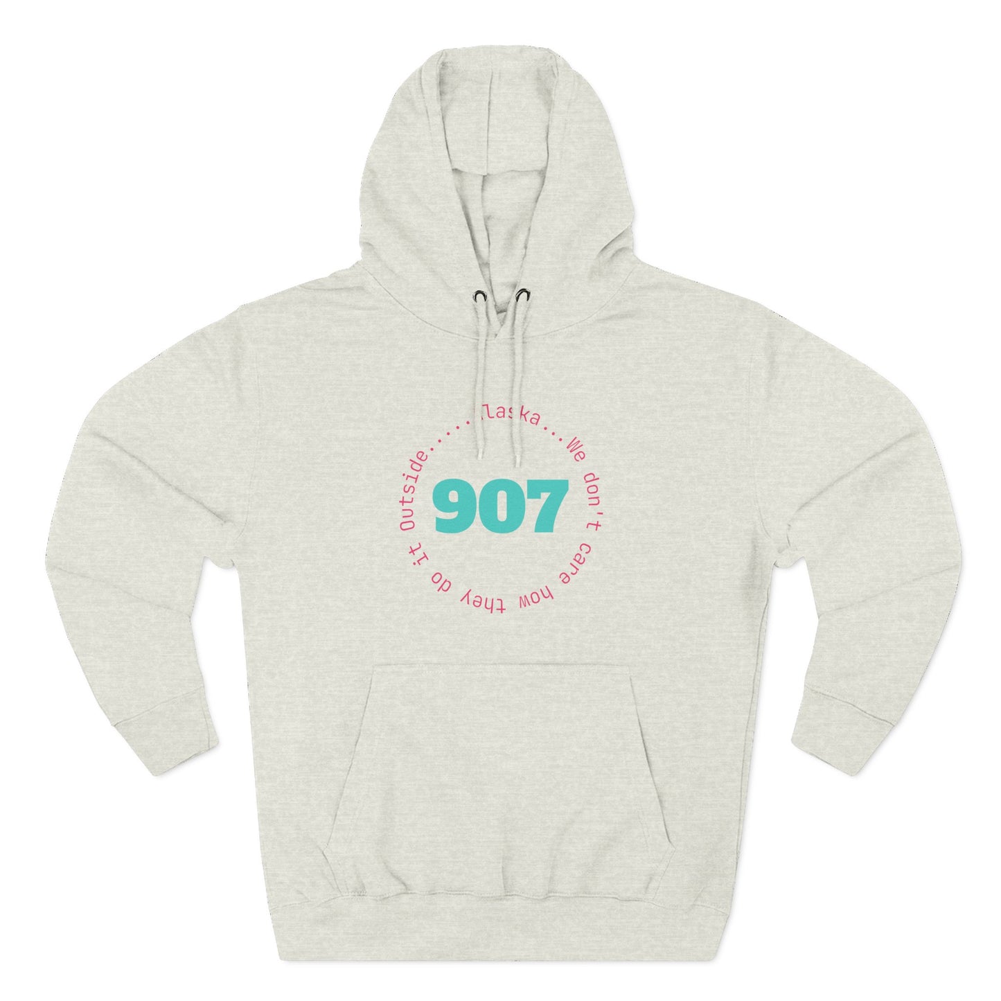 907 Fleece Hoodie — Retro Graphic Pullover