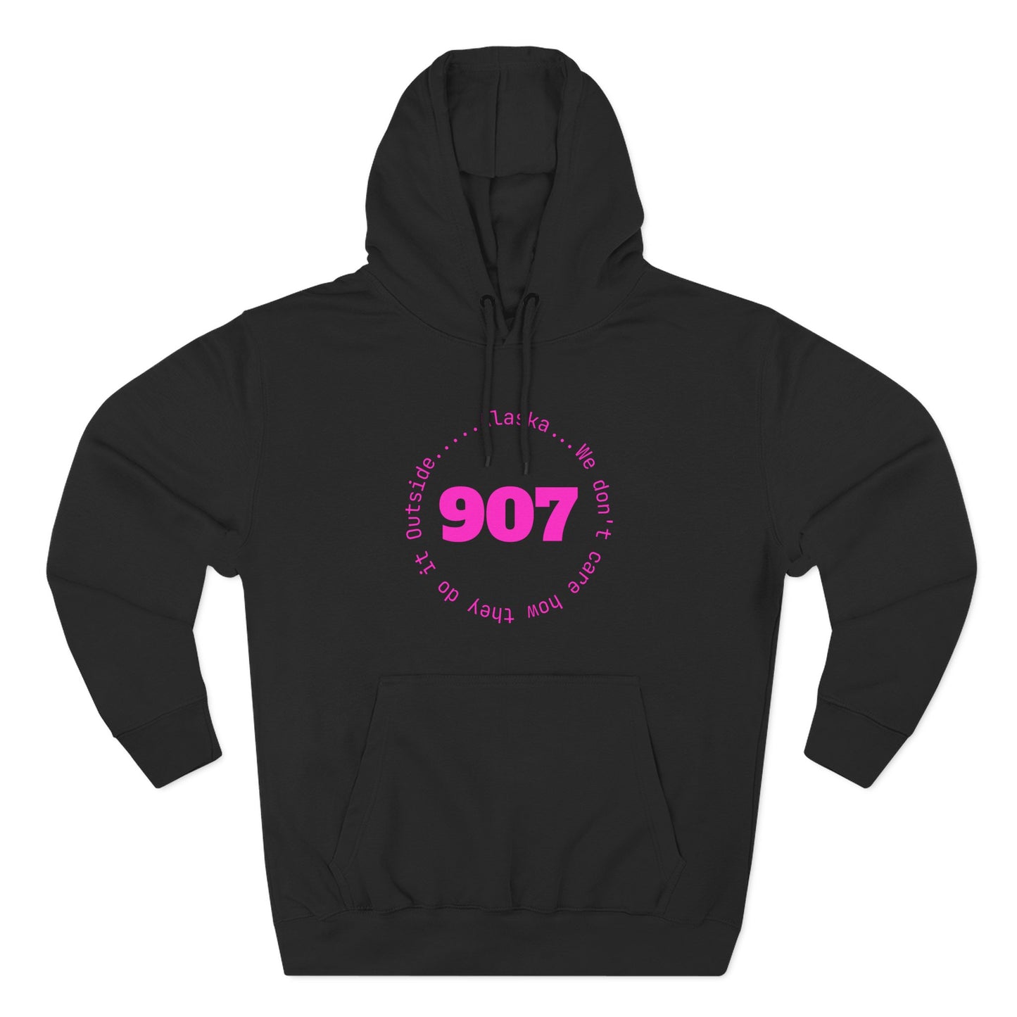 907 Fleece Hoodie — Retro Graphic Pullover