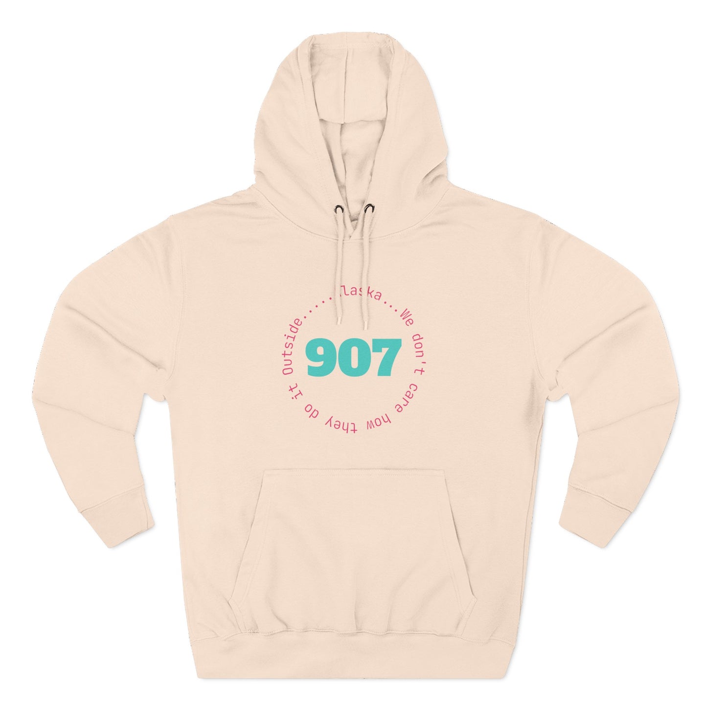 907 Fleece Hoodie — Retro Graphic Pullover
