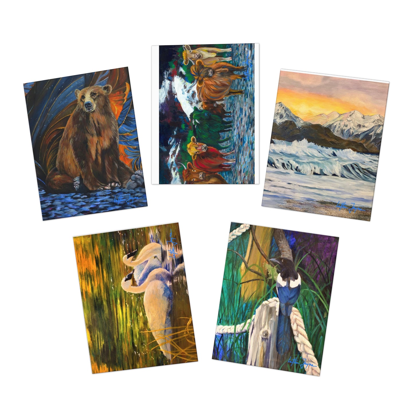 Kodiak Multi-Design Greeting Cards (5-Pack)