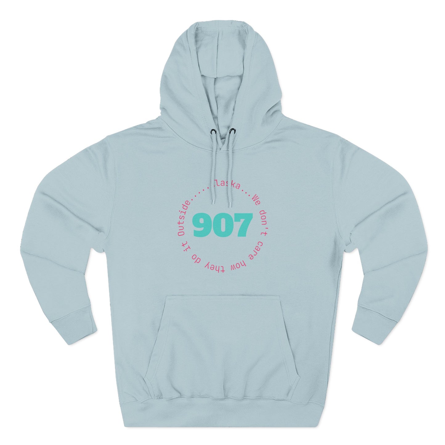 907 Fleece Hoodie — Retro Graphic Pullover
