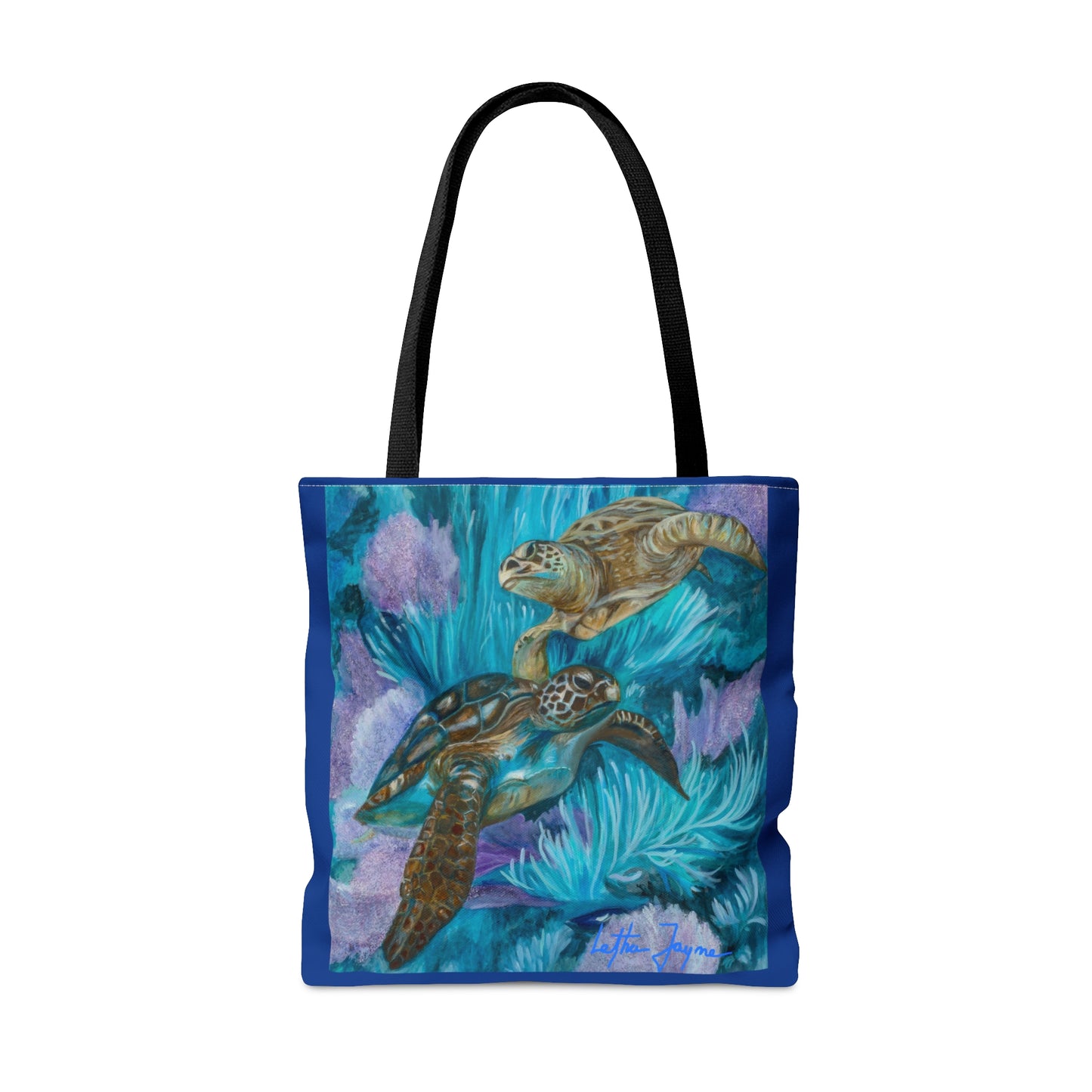 Sea Turtle Boogie Tote Bag