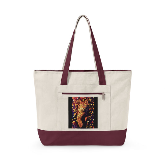 Alter Ego-Zippered Canvas Tote