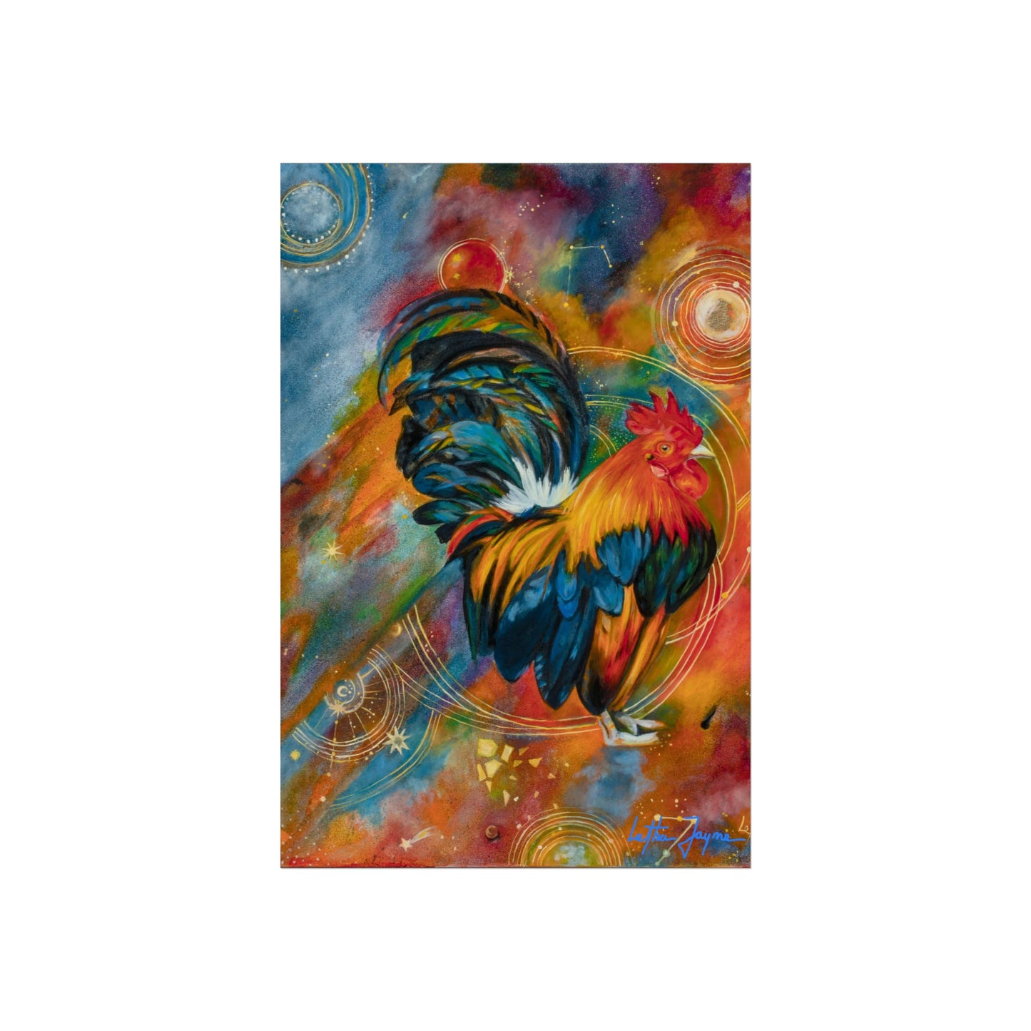 Cosmic Chicken Fine Art Print