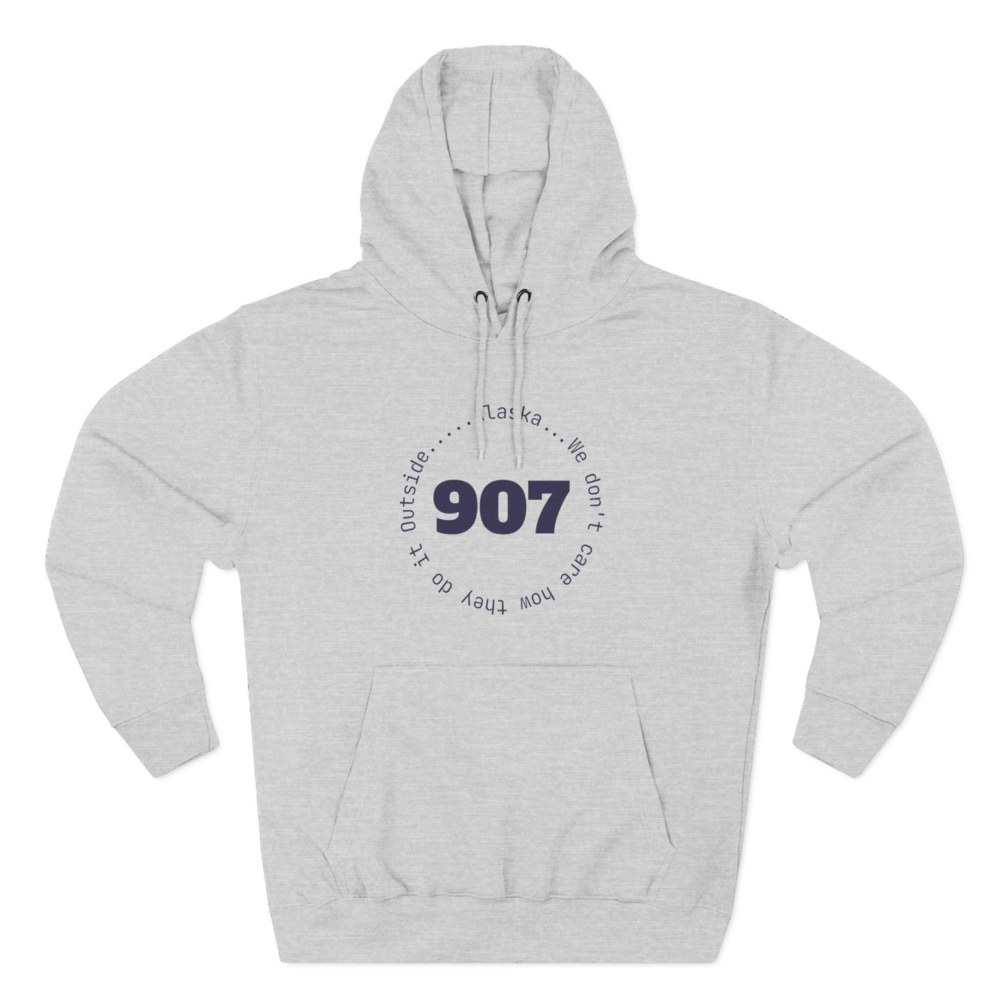 907 Fleece Hoodie — Retro Graphic Pullover