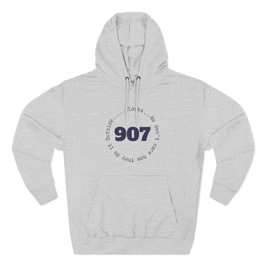 907 Fleece Hoodie — Retro Graphic Pullover
