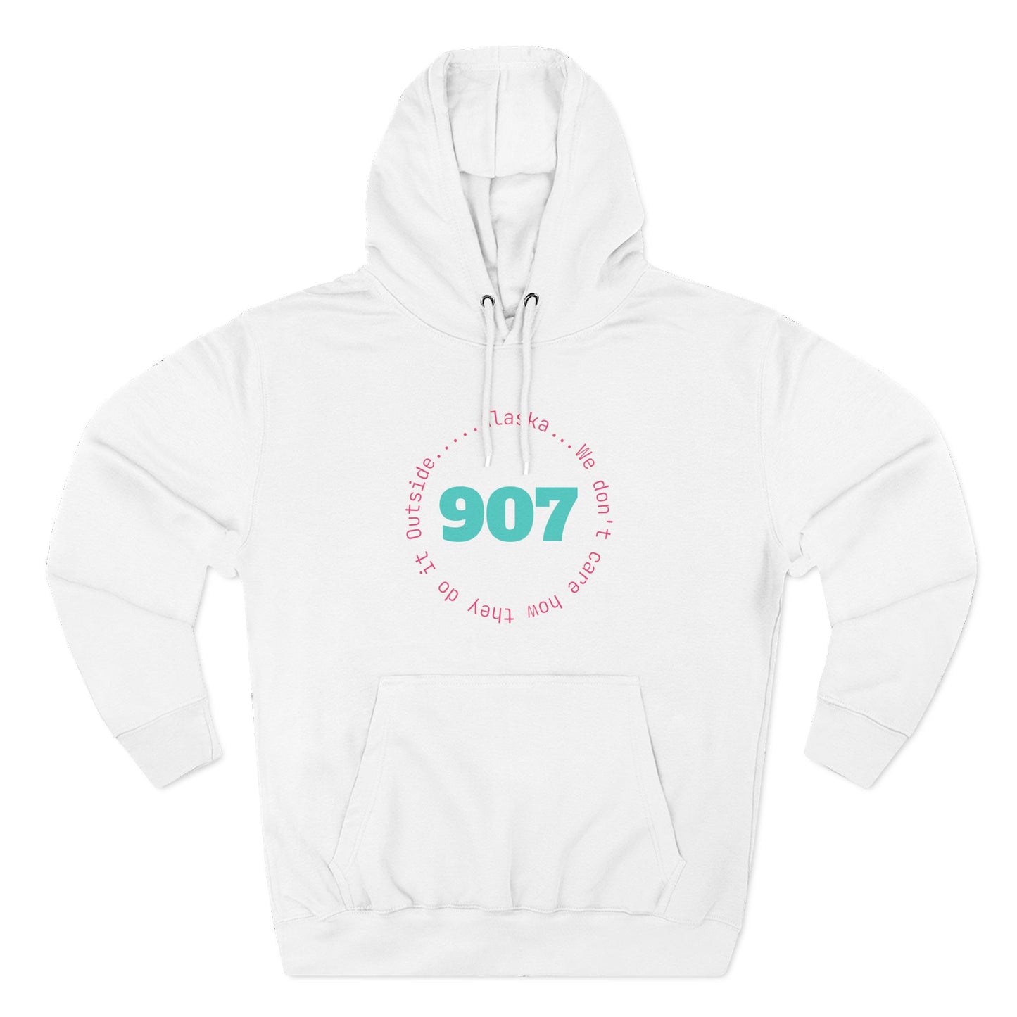 907 Fleece Hoodie — Retro Graphic Pullover