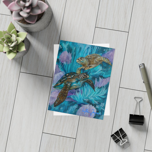 Sea Turtle Boogie Postcard Bundles (envelopes included)