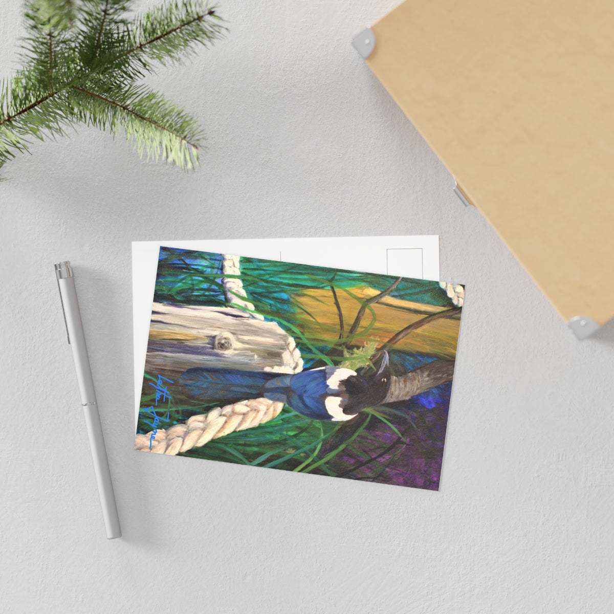 Magpie Fine Art Postcard