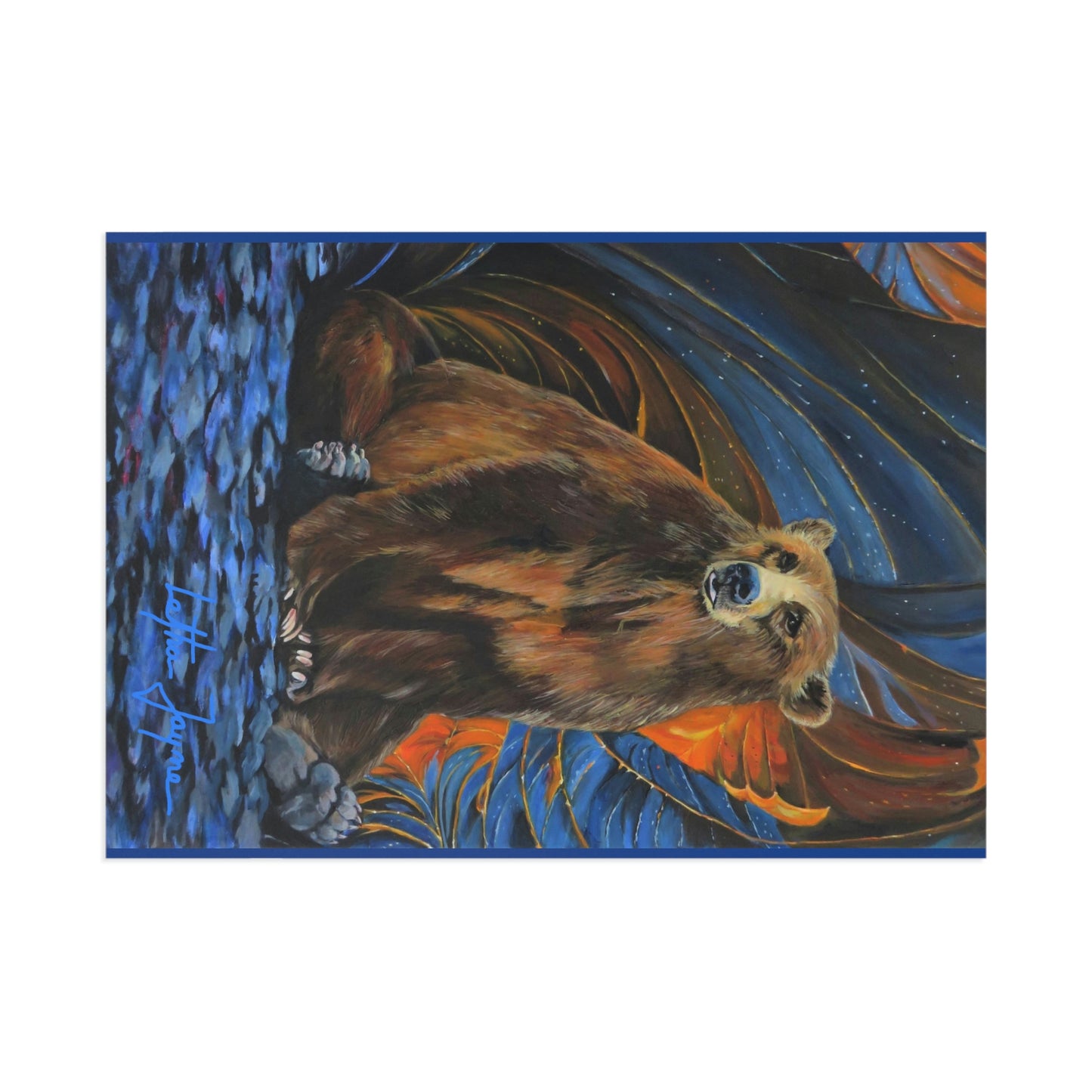 Kodiak Brown Fine Art Postcard