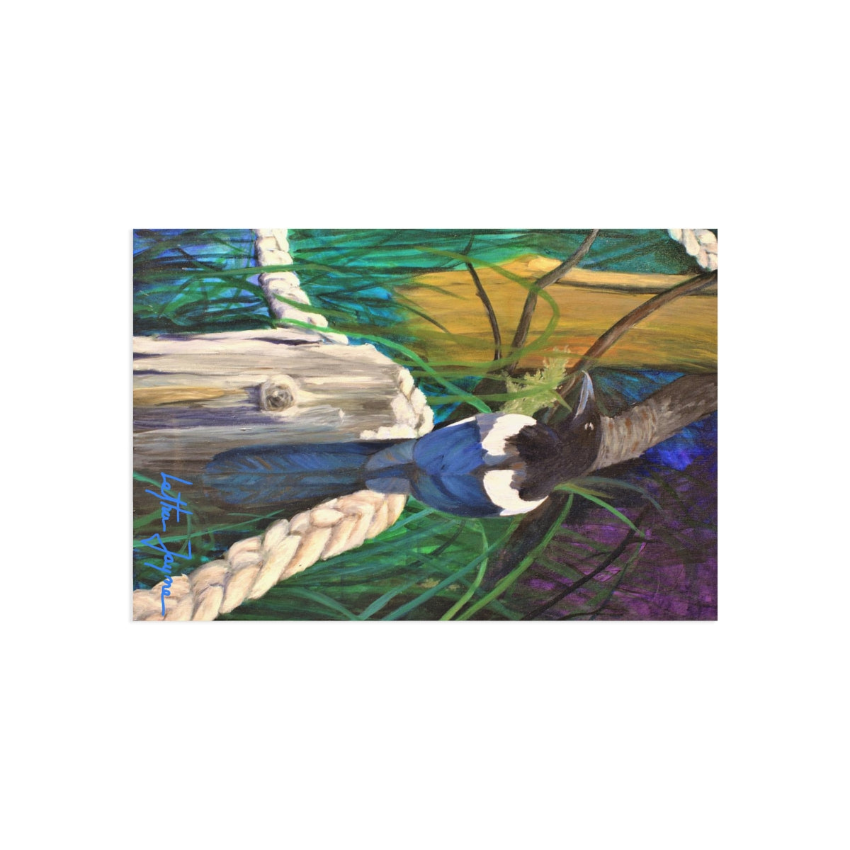 Magpie Fine Art Postcard