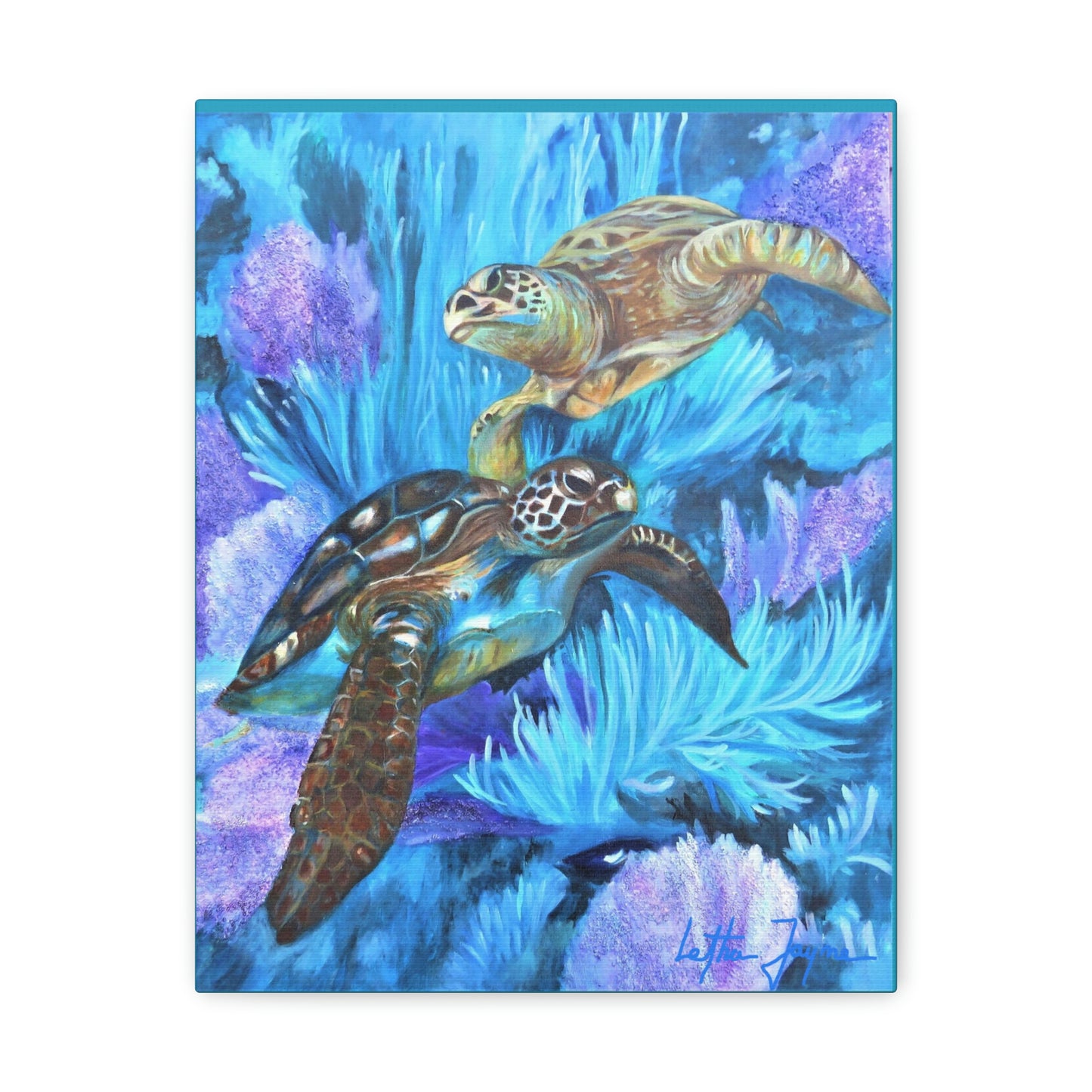 Sea Turtle Boogie Fine Art Print