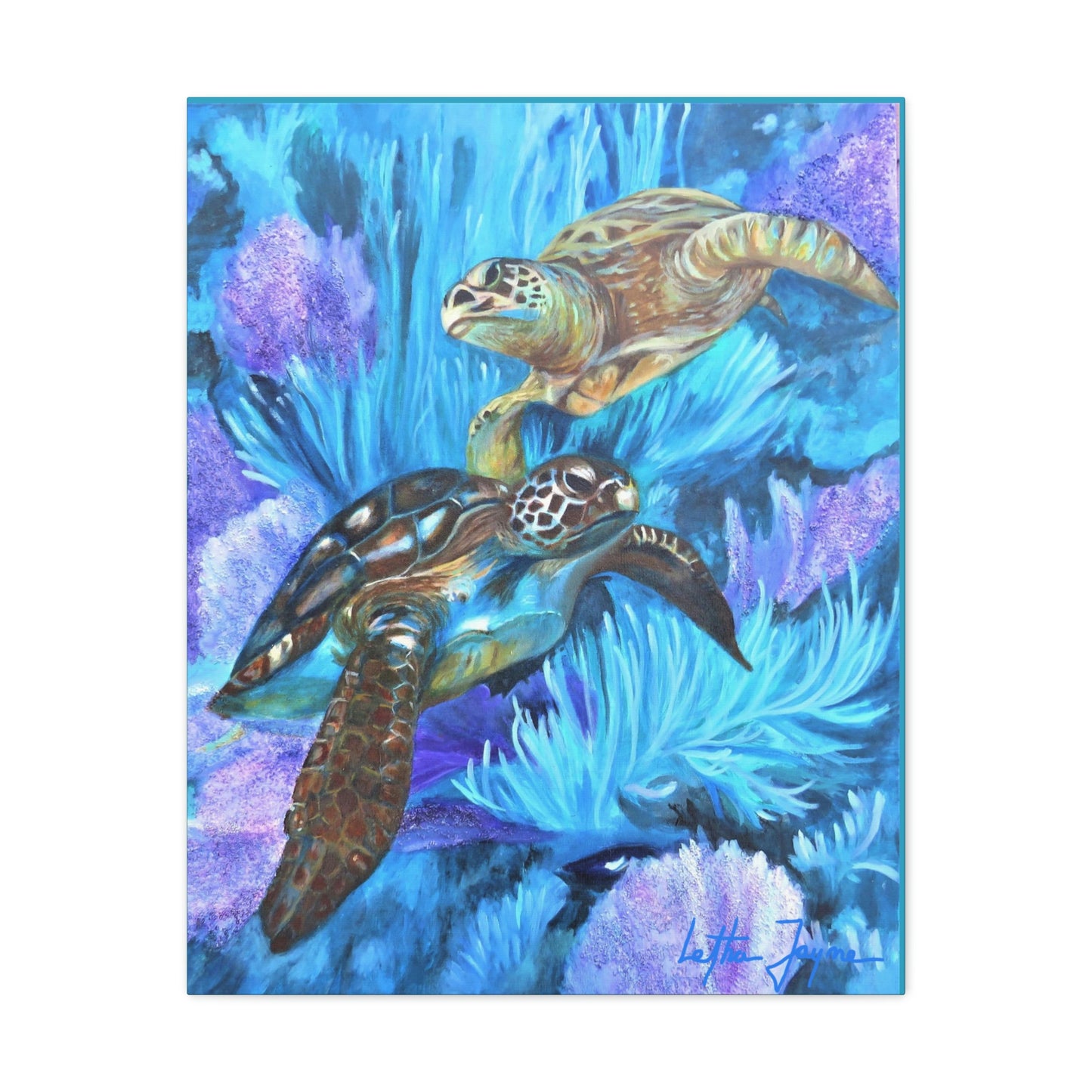 Sea Turtle Boogie Fine Art Print