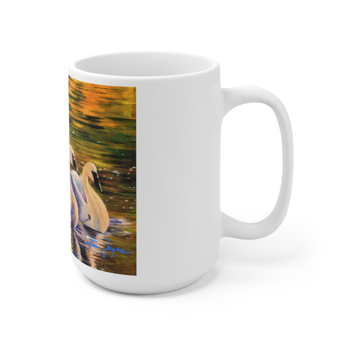 Autumn Grace Ceramic Coffee Mug 15oz