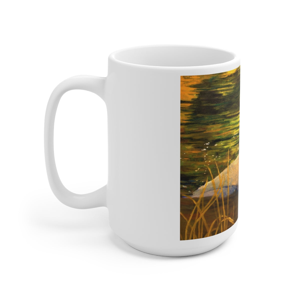 Autumn Grace Ceramic Coffee Mug 15oz