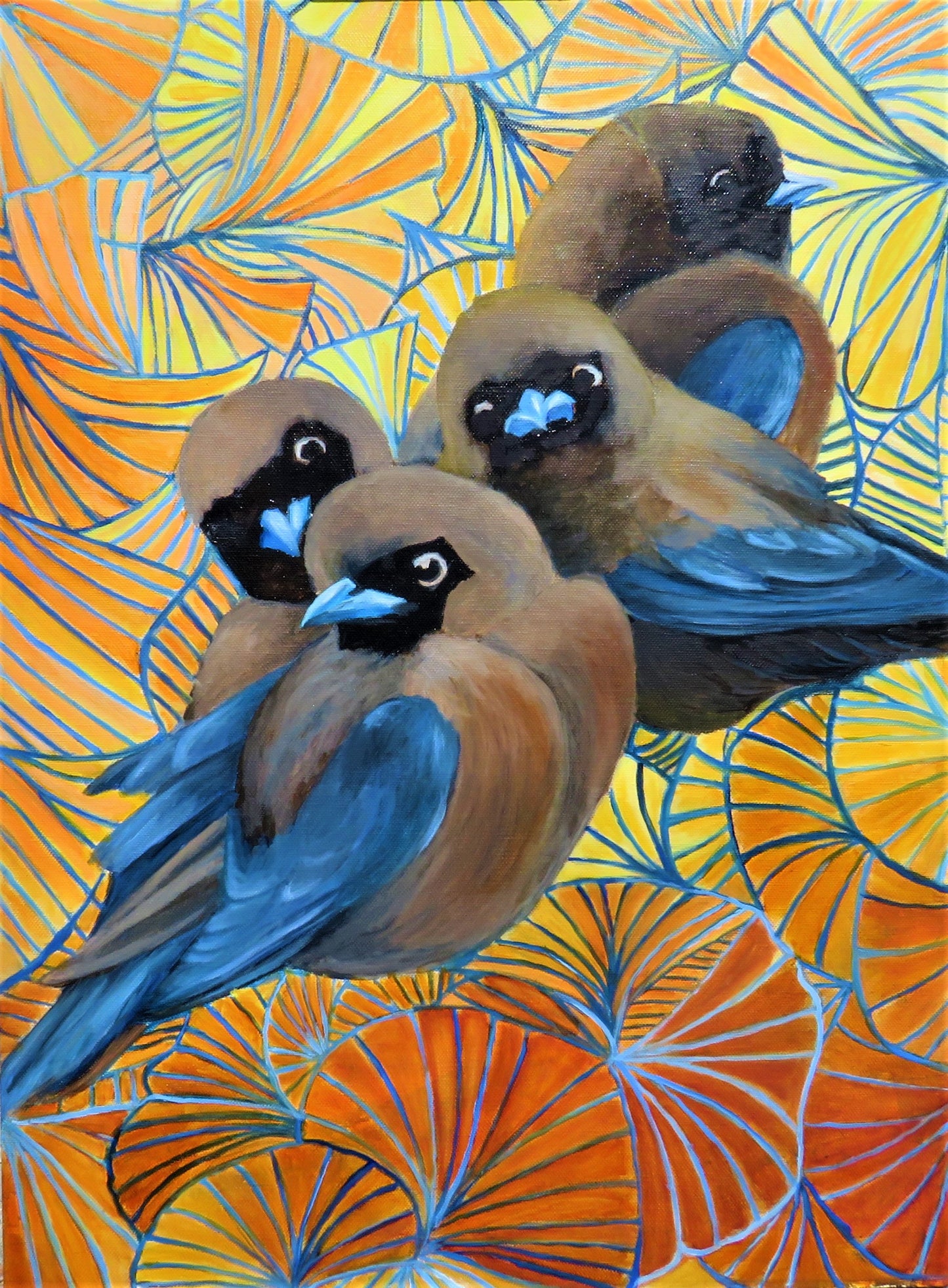 Wood Swallows (Sold)