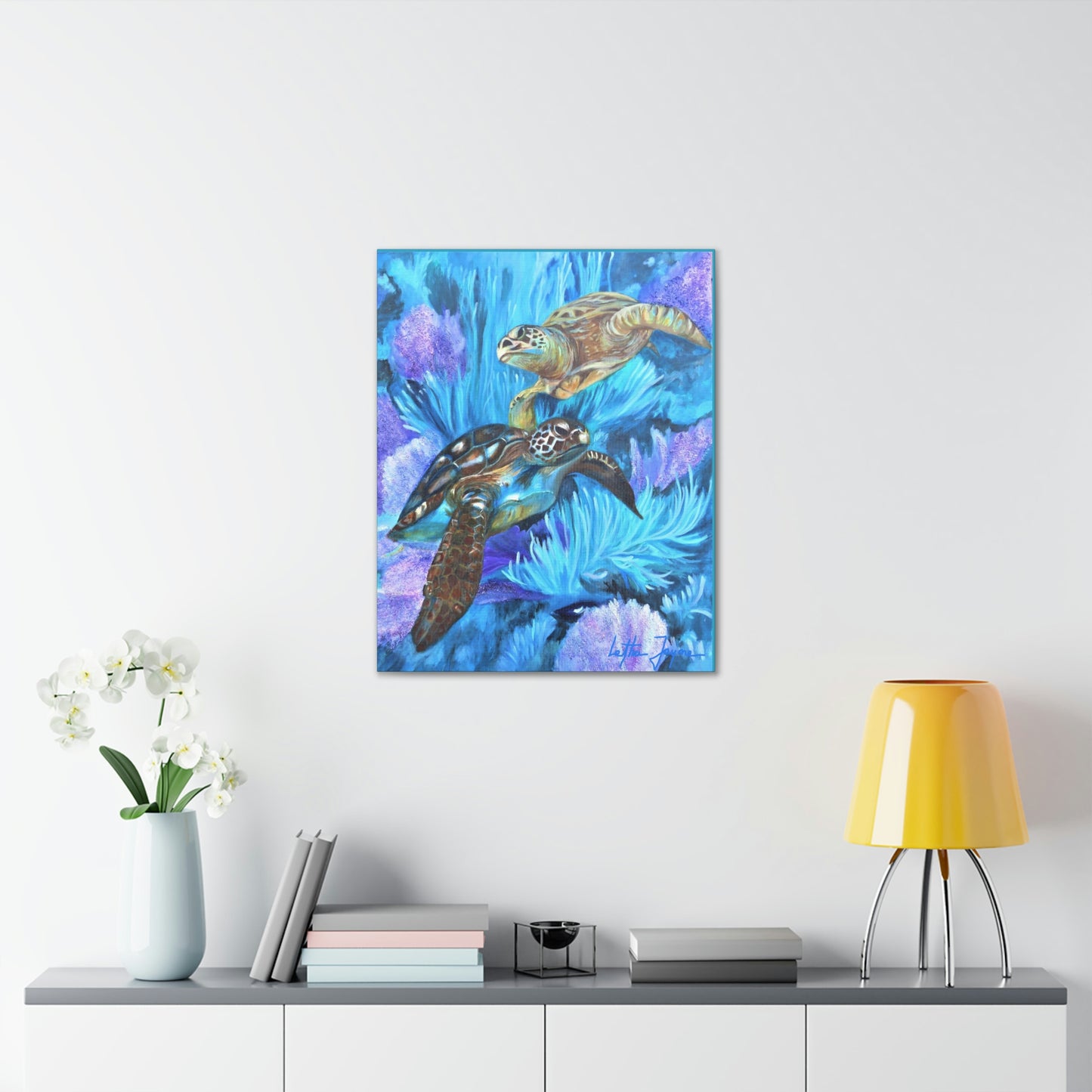 Sea Turtle Boogie Fine Art Print