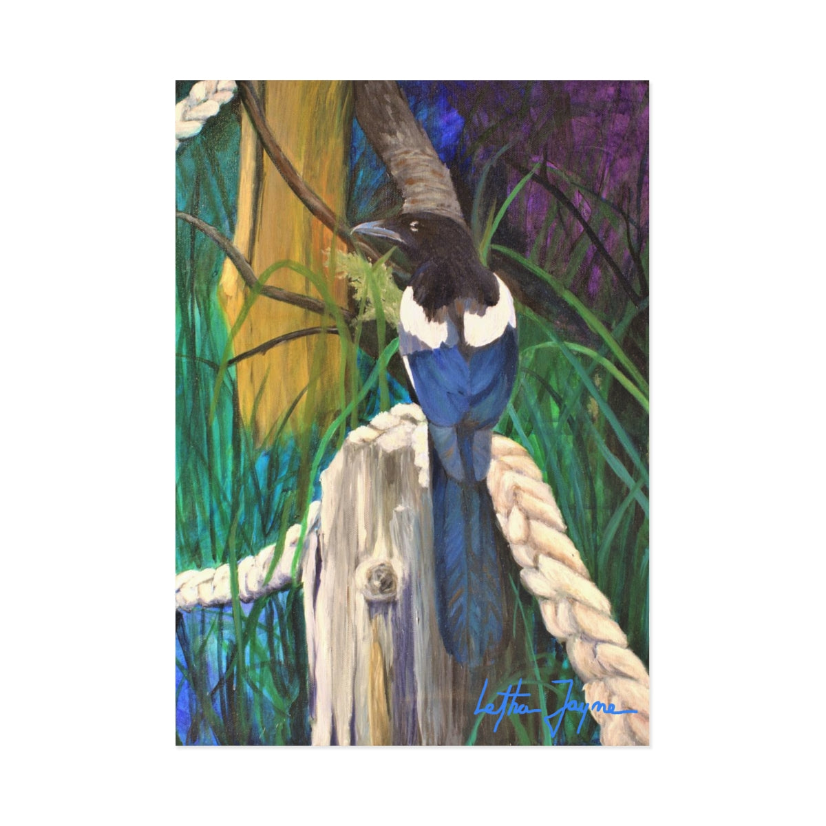 Magpie Fine Art Postcard