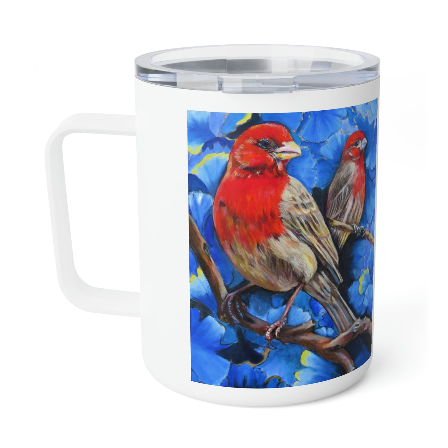 Finches Insulated Travel Mug, 10 oz.