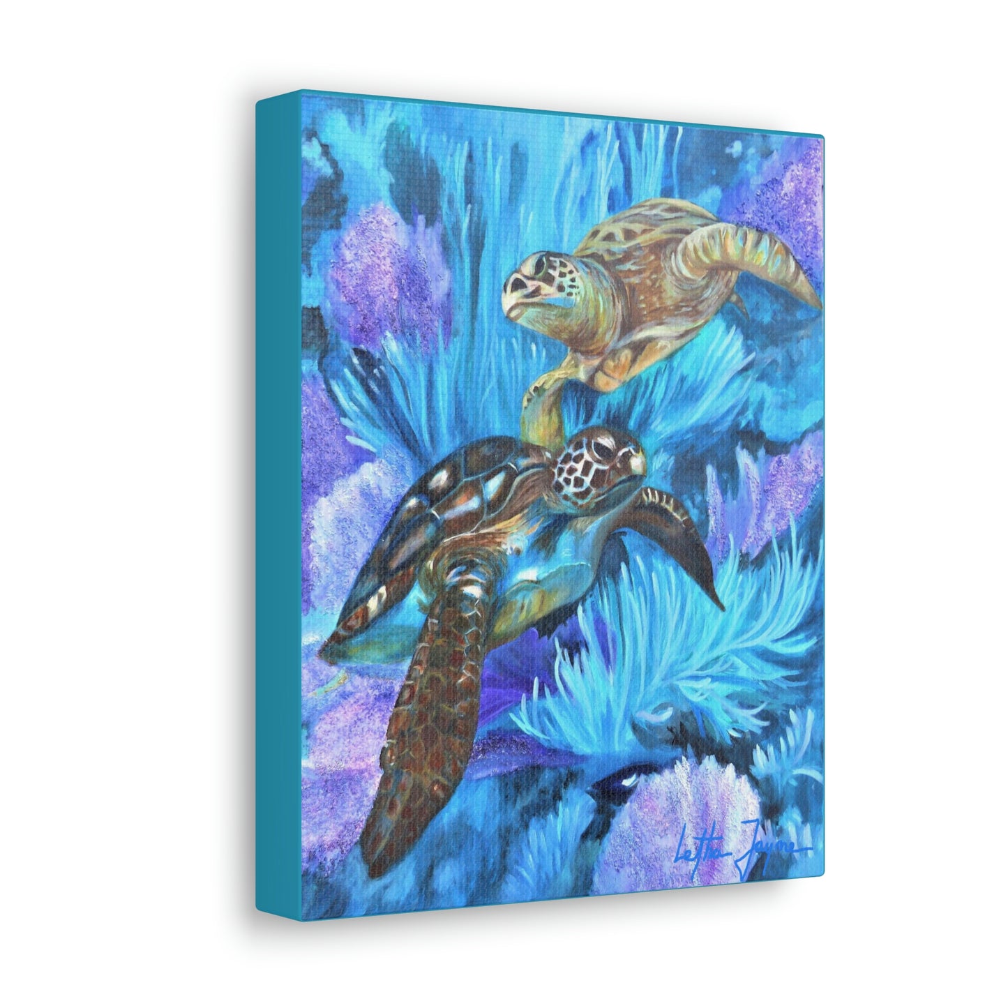 Sea Turtle Boogie Fine Art Print