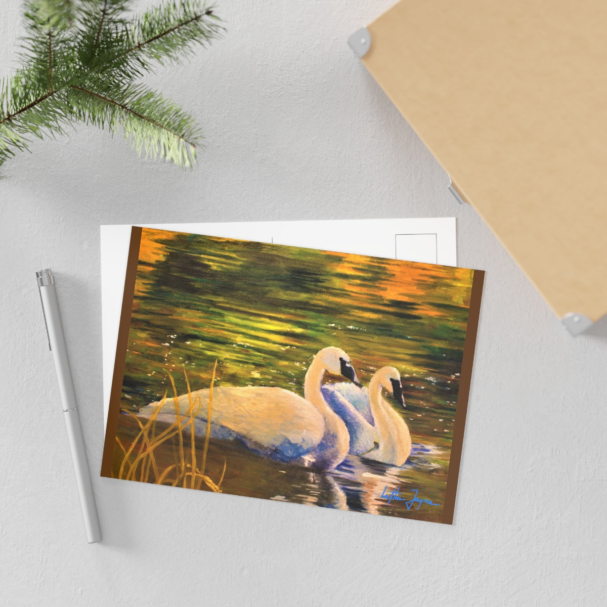 Autumn Grace Fine Art Postcard